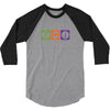 eat sleep radio 3/4 Sleeve Shirt