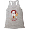 it pennywise clown Racerback Tank
