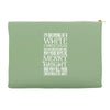 white christmas Accessory Pouches