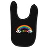 California Rainbow Baby Bibs
