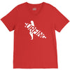 mens surfing V-Neck Tee