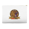danger angry bear Accessory Pouches