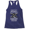 funny rfart ninja Racerback Tank