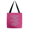 everything i like girls Tote Bags