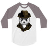 panda rorschach 3/4 Sleeve Shirt