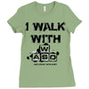 i walk with wasd Ladies Fitted T-Shirt
