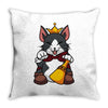 lucky cait sith Throw Pillow