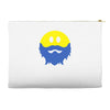 bearded smiley face Accessory Pouches