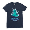 reptar on ice Ladies Fitted T-Shirt