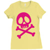 pink pirate Ladies Fitted T-Shirt