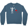 blackbeard's flag pirate edward teach Crewneck Sweatshirt