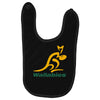wallabies gold logo Baby Bibs