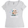 puncha yo buns Women's Triblend Scoop T-shirt