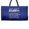 life lessons from g.i Weekender Totes