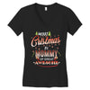Merry Christmas To Mommy Of Great Awesome Women's V-Neck T-Shirt