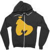 king gorilla Zipper Hoodie