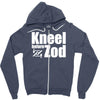 kneel before zod Zipper Hoodie