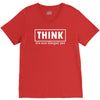 think shirt V-Neck Tee