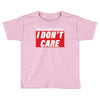 Breaking News i Don't Care Toddler T-shirt