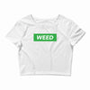 Weed Hypebeast Crop Top
