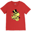 triceratop hat V-Neck Tee