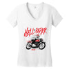 hell rider Women's V-Neck T-Shirt