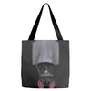 perfectly upside down Tote Bags