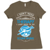 I Don't Need Therapy Just to Go Scuba Diving Ladies Fitted T-Shirt