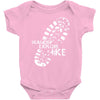 wander explore hike Baby Bodysuit