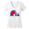 quebec nordiques Women's V-Neck T-Shirt