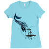 chance of scattered showers Ladies Fitted T-Shirt
