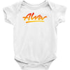 new alva skateboard skate decks logo Baby Onesie