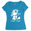 beethoven tribute Women's Triblend Scoop T-shirt
