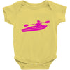 kayak chick Baby Bodysuit