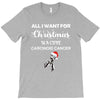 all i want for christmas is a cure carcinoid cancer T-Shirt