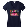 silence the mind Women's V-Neck T-Shirt