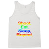 shoot eat sleep repeat gun Tank Top