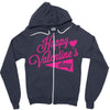 happy valentine's day Zipper Hoodie