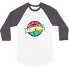neon basketball 3/4 Sleeve Shirt