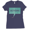 louder than words Ladies Fitted T-Shirt