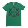 train hard Ladies Fitted T-Shirt