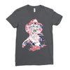 freddy krueger floral Ladies Fitted T-Shirt