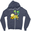 summer beach Zipper Hoodie