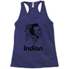 indian warrior fighter Racerback Tank