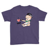 Cute Baby Painter's Dad Love Youth Tee