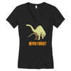 never forget Women's V-Neck T-Shirt
