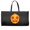 frightened jack o lantern Weekender Totes