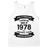 Premium Vintage 1978 Tank Top