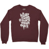 why so serious Crewneck Sweatshirt