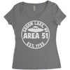 area 51 Women's Triblend Scoop T-shirt